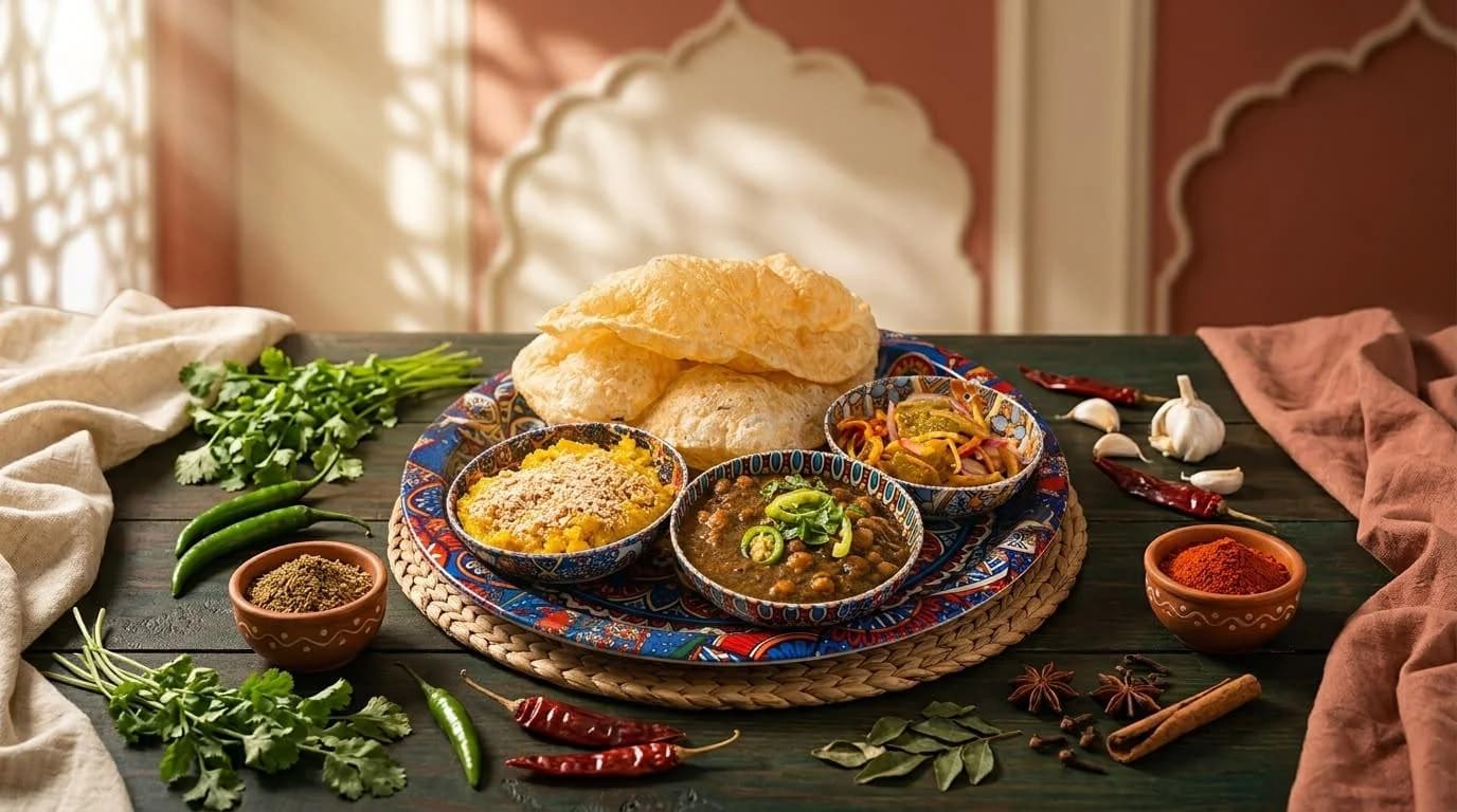 Special Halwa Puri